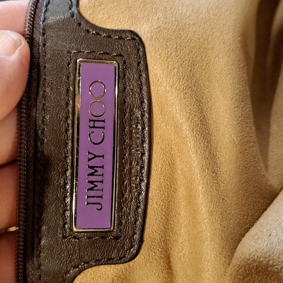 Jimmy Choo TOGO choco bowler satchel bag - Picture 11 of 13